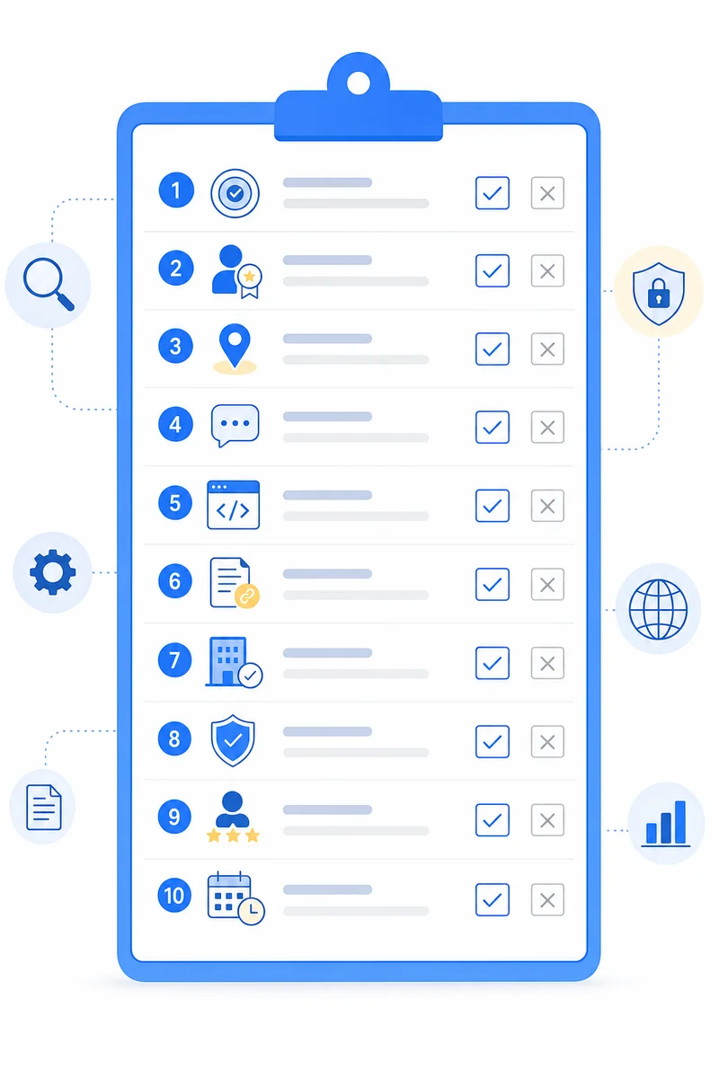 Checklist of generative engine optimization content requirements home service businesses must meet to appear in AI-generated answers.