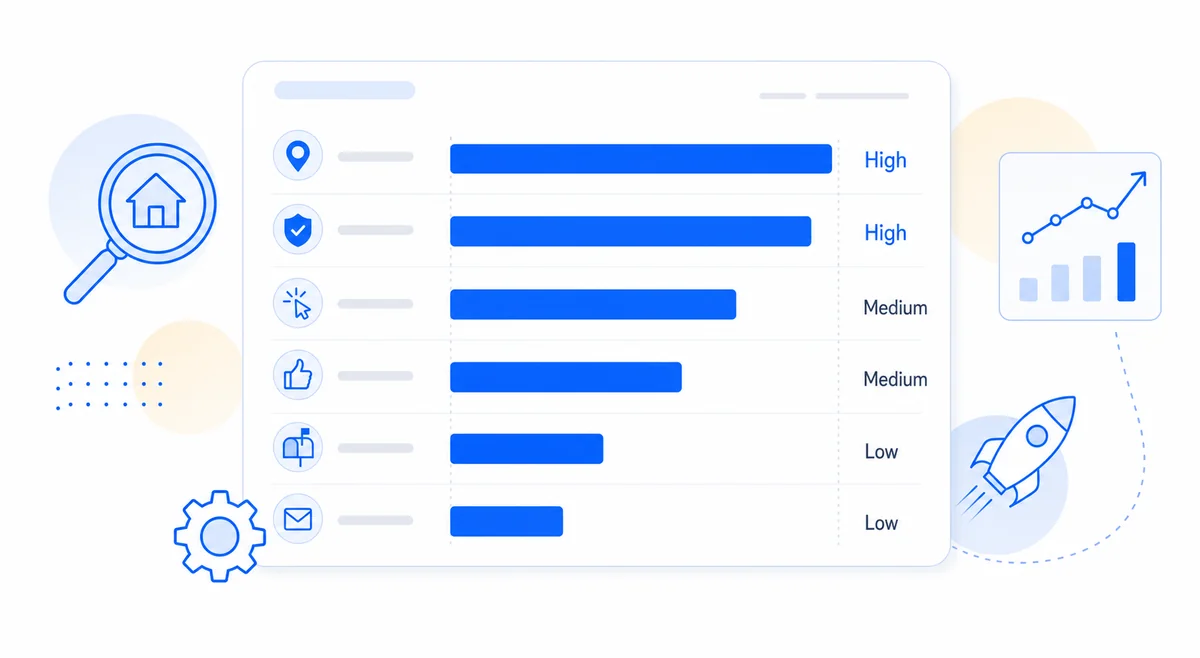 Chart ranking 2025 home services marketing channel effectiveness to help contractors prioritize their ad spend.